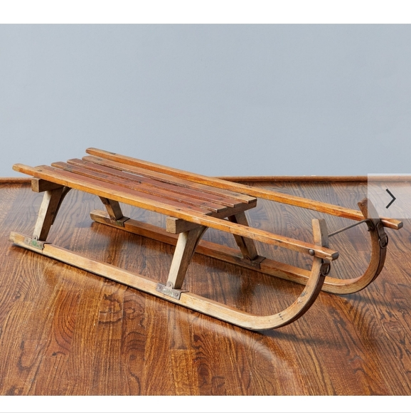 Found Wooden Sled - Picture 1 of 1